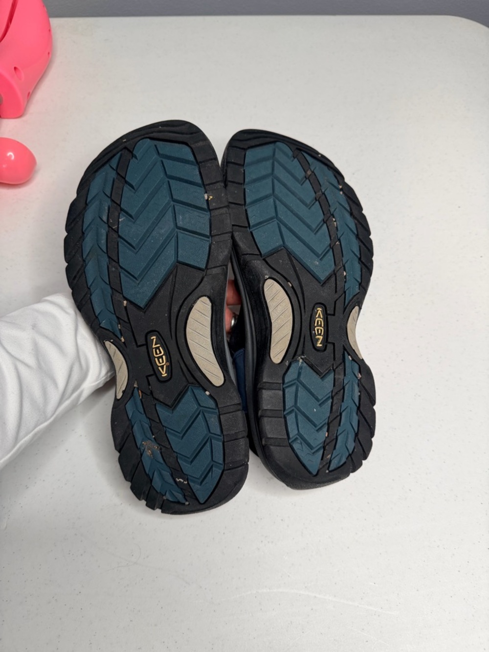Keen Navy and Pink Sport Sandals - Picture 8 of 9